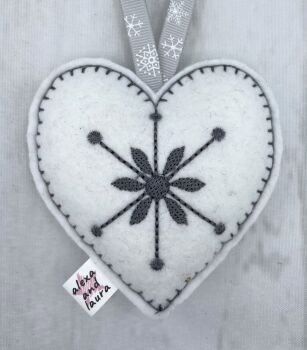 Christmas Heart - J