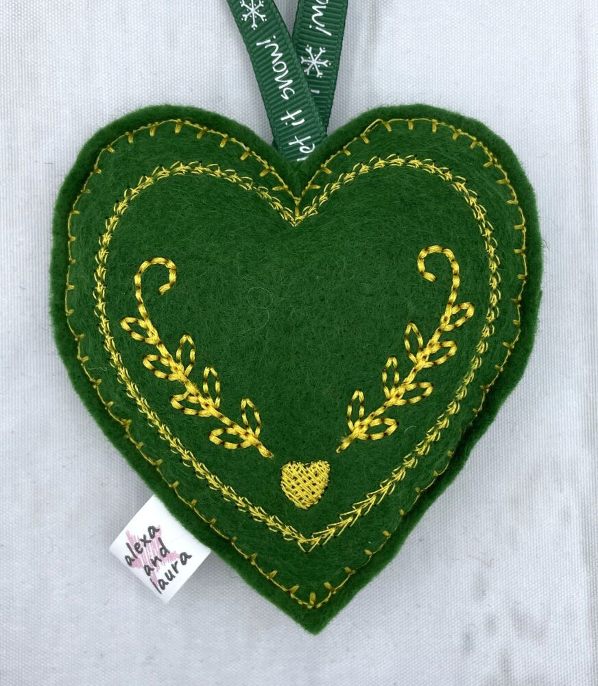 Christmas Heart - K