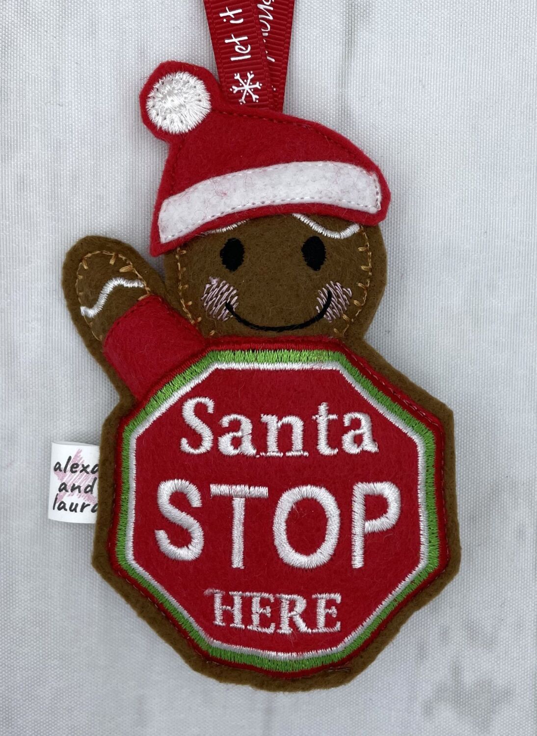 Santa Stop Sign