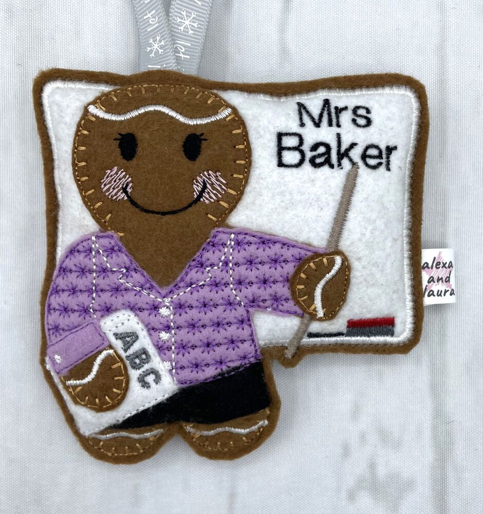 Teacher Female standing at Board
