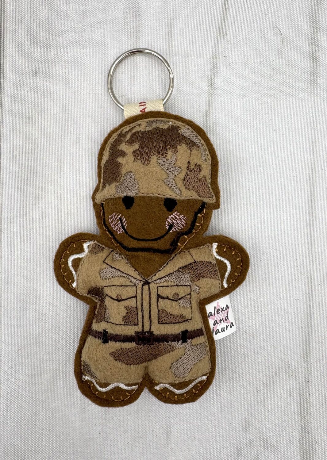 Soldier with Helmet in Camouflage