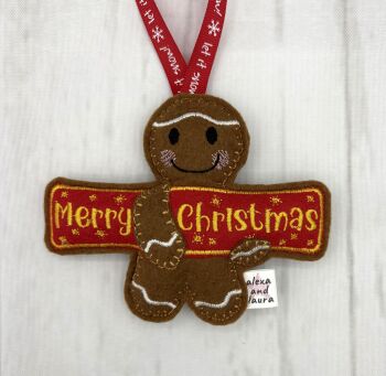 Merry Christmas Banner - English