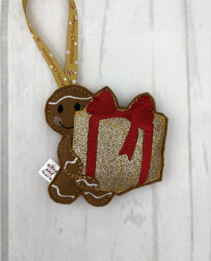 Holding Christmas Present / Birthday Present