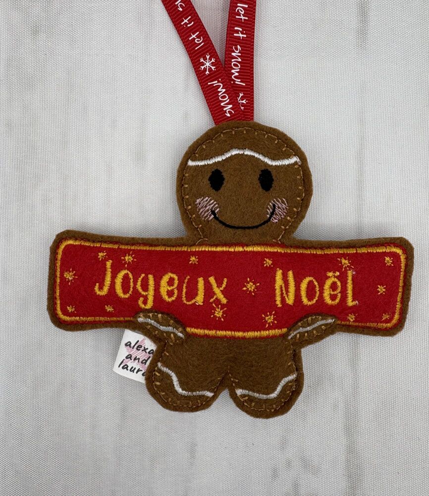 Merry Christmas Banner - French