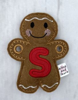 *Merry Christmas Stuffed Banner 10cm / 4 inch Tall *