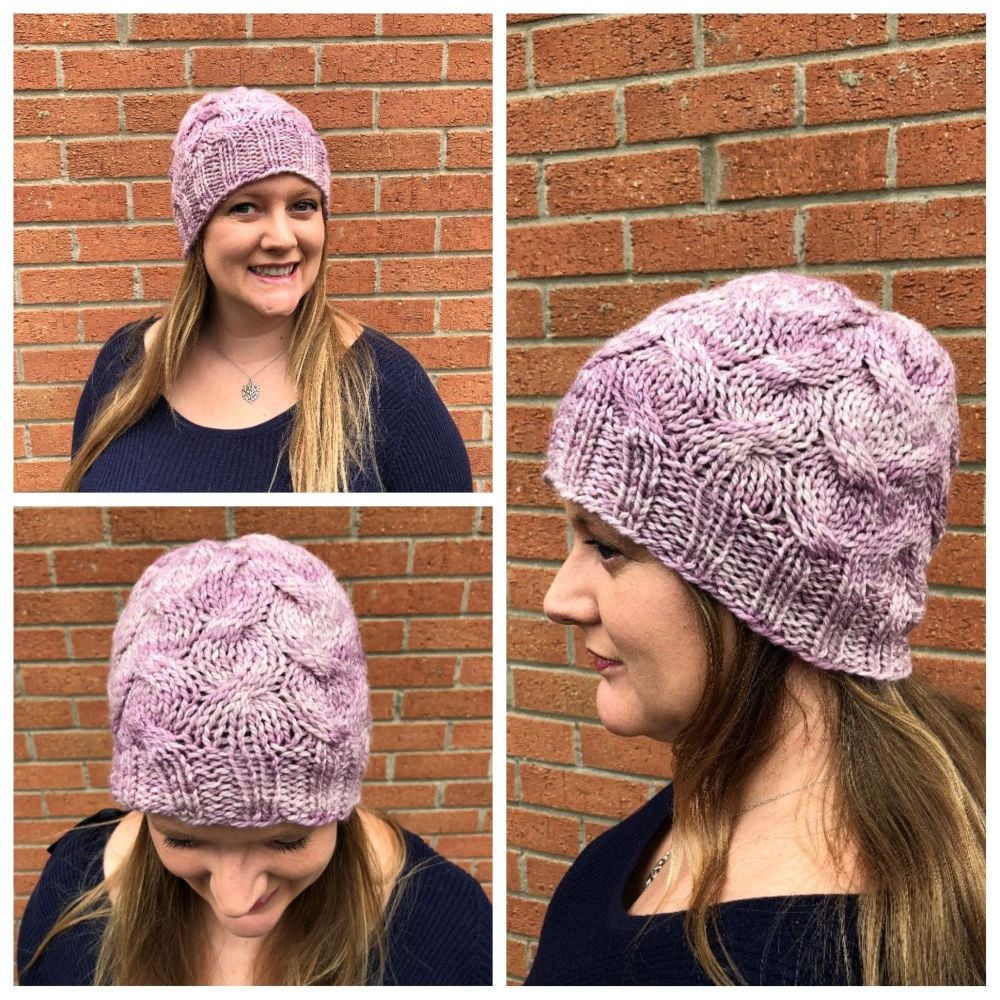 Cabled Hat Knitting Pattern