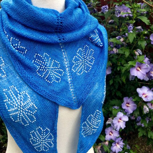 In Bloom Shawl - PDF Knitting Pattern