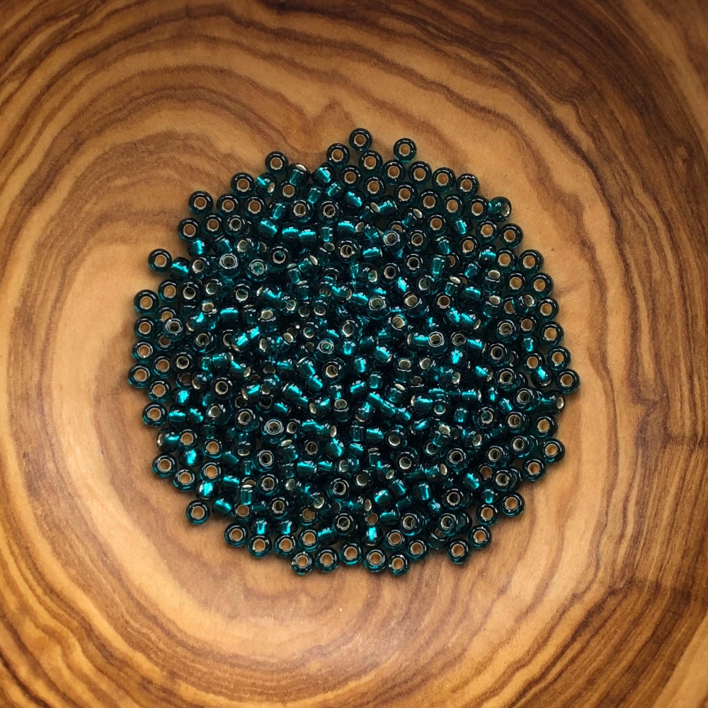 Dark Teal - Size 8 Miyuki Seed Beads 