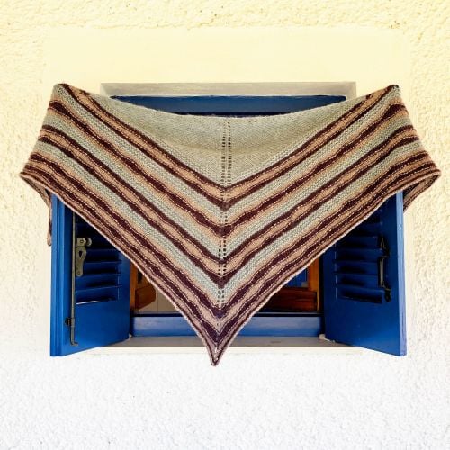 Within the Lines Shawl - PDF Knitting Pattern