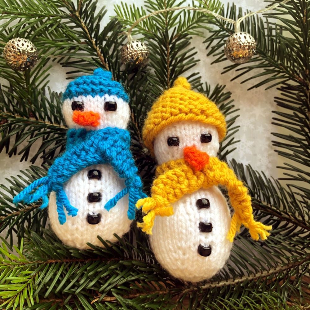 Frosty the Snowman - PDF Knitting Pattern