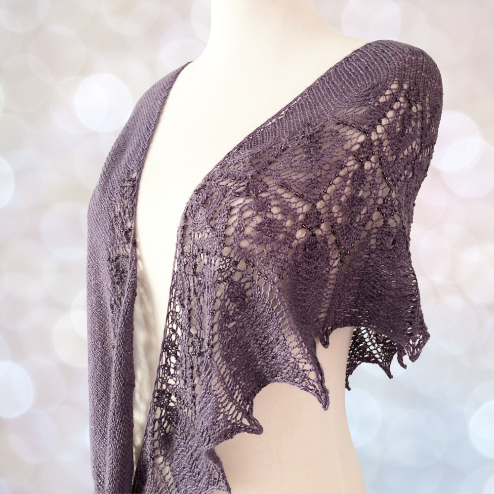 View From the Spire Shawl Kit - Choose your Colour