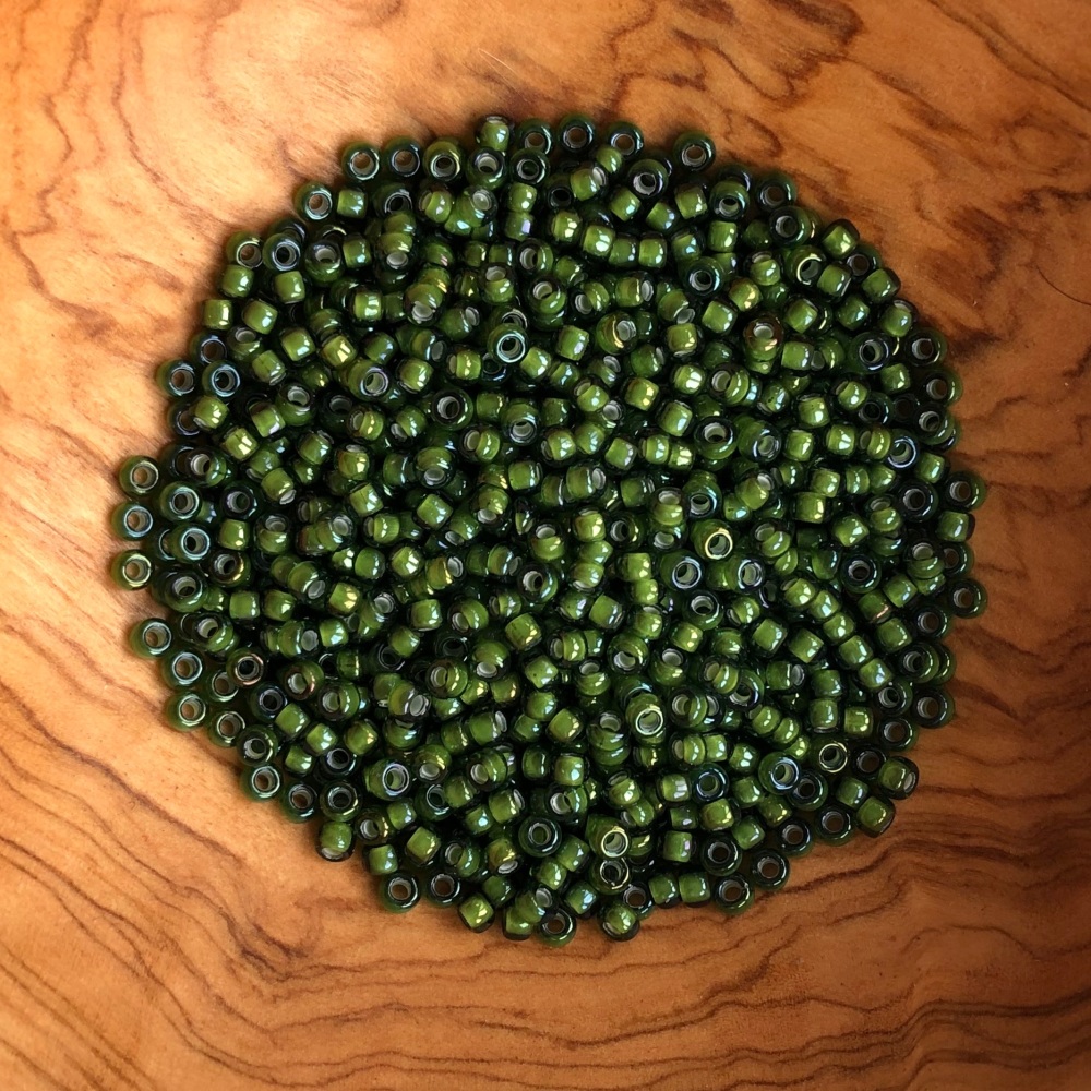 Leaf Green - Size 8 Miyuki Seed Beads 