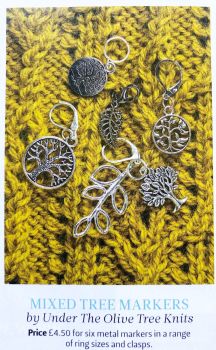 Tree of Life Stitch Markers  Knitting – Pretty Warm Designs