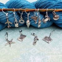 Summer Holiday Stitch Markers - Choose your Clasps