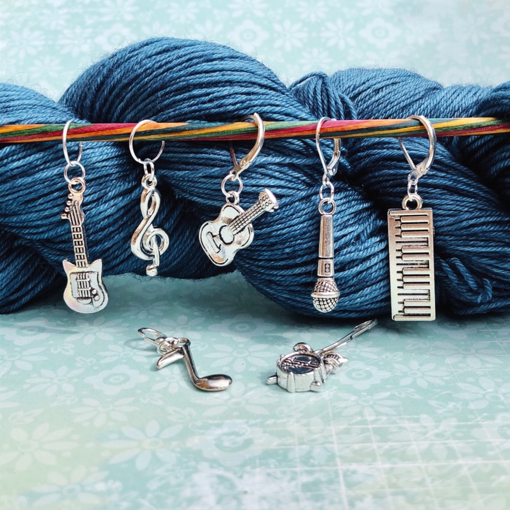 Strike up the Band Stitch Markers - Choose your Clasps