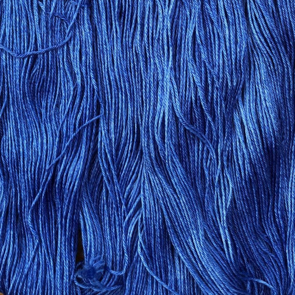 Blue Biro Hand Dyed Yarn