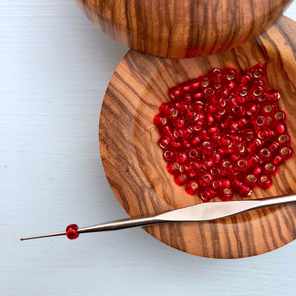 Ruby Red - Size 6 Toho Beads