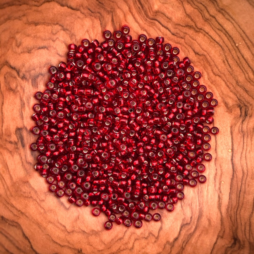 Ruby Red - Size 8 Miyuki Seed Beads
