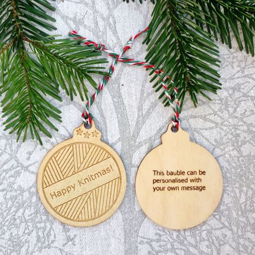 Add message to bauble