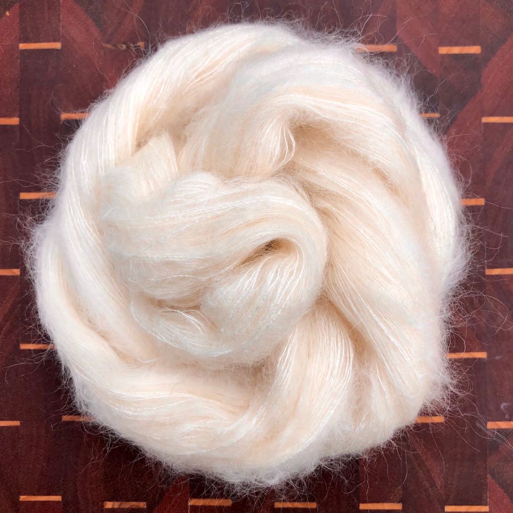 Mourtero Mohair Lace - Snow (Undyed)