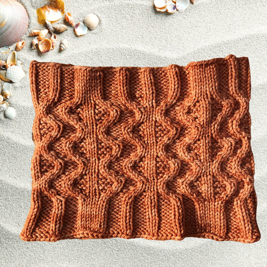 Sandwaves Cowl - PDF Knitting Pattern