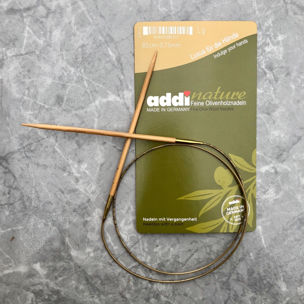 Addi Olive Wood - 3.75mm Circular Needle