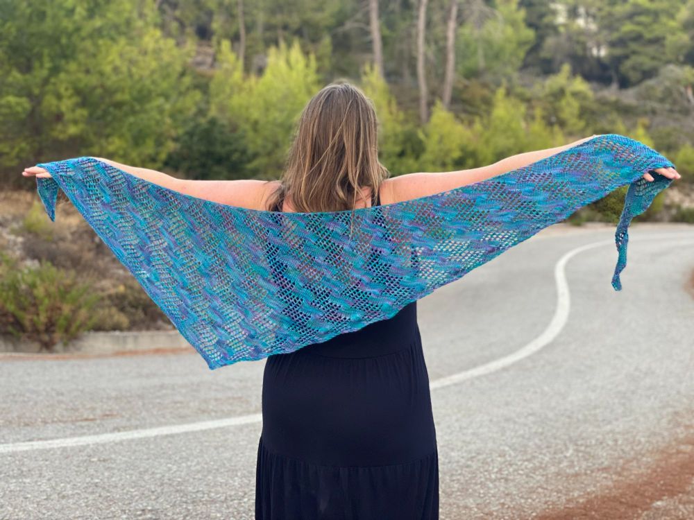 Lasso the Moon Shawl - PDF Knitting Pattern