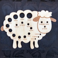 Sheep Knitting Needle Gauge
