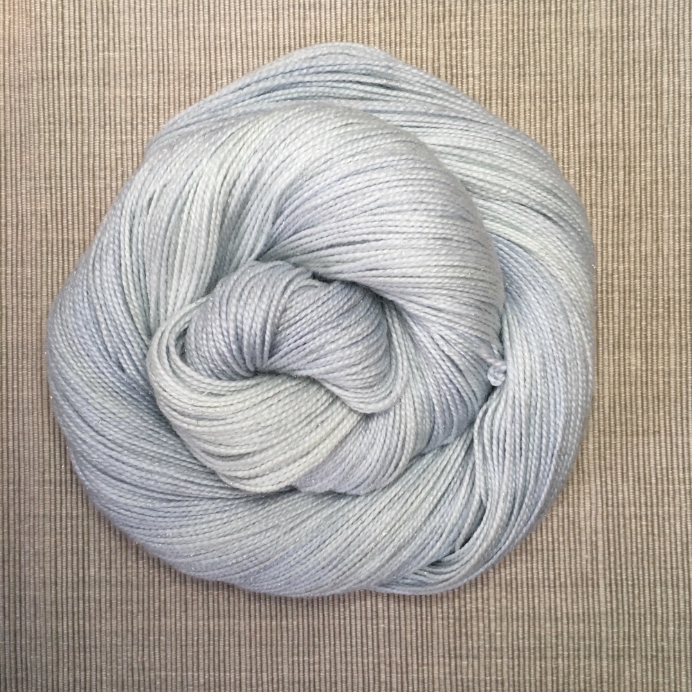 Sparkle Sock / 4 ply Yarn - Glacier (Dyed to Order)