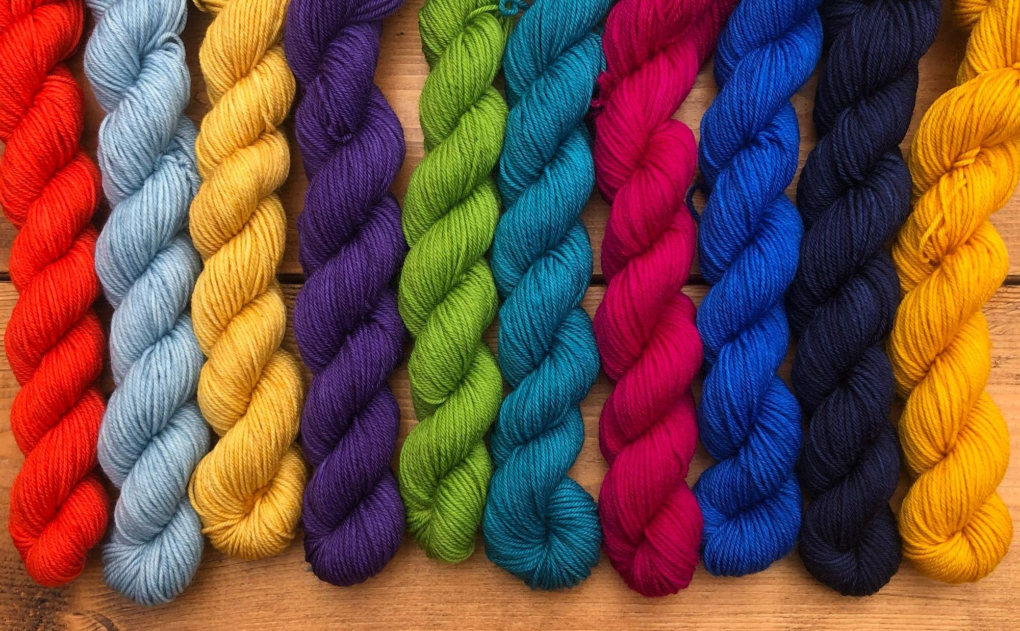 Mini yarn skeins