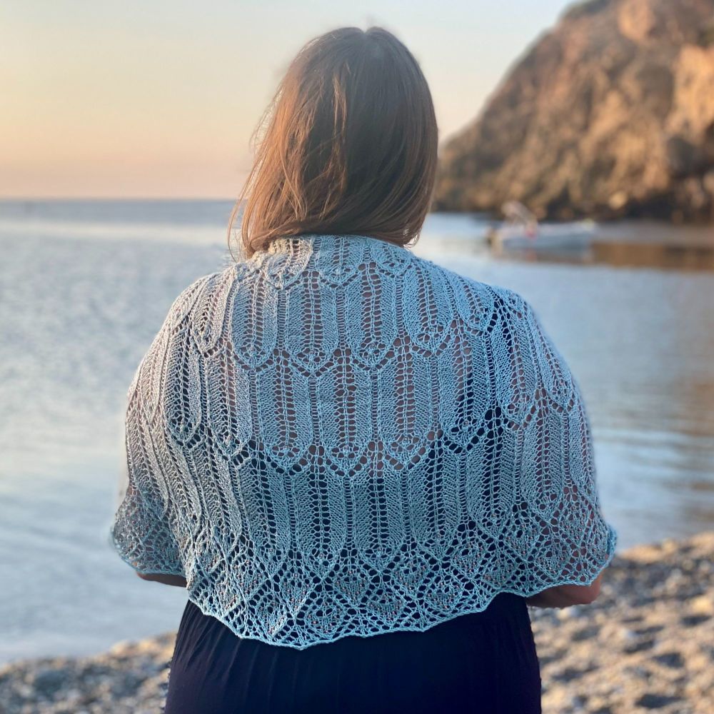 Lace Shawl Knitting Kit - Featherfall