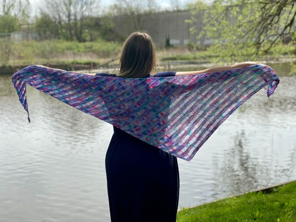 Easy Street Shawl - PDF Knitting Pattern