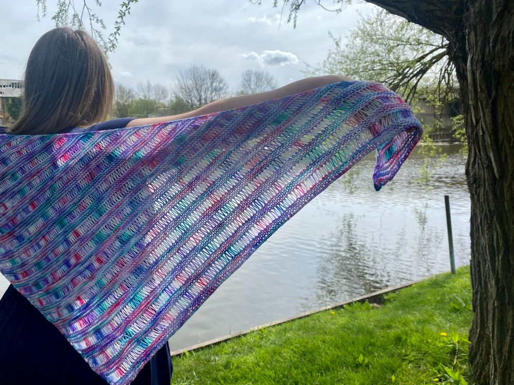 Easy Street Shawl Kit - Choose your Colour