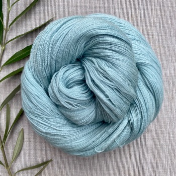 Lace Yarn - Merino and Silk (100g / 800m) - Seafoam (Dyed to Order)