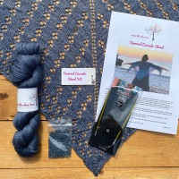 <!---023--->Lace Shawl Knitting Kit - Diamond Cascade