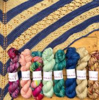 <!---029--->Shawl Knitting Kit - Dappled Days