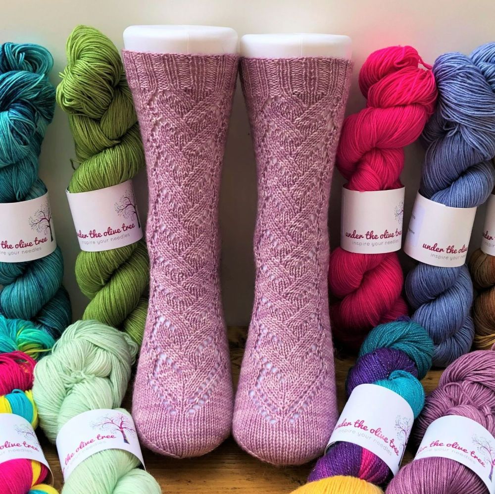 Sock Knitting Kit - River Fleet  (Choose Your Yarn)
