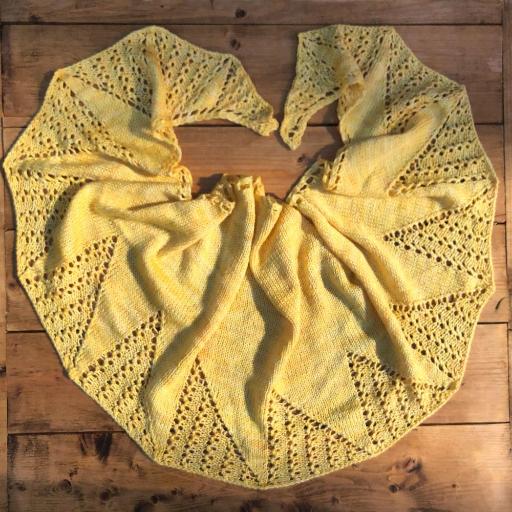 One Skein Shawl Knitting Kit from the 'Shades of...' Collection - Sail Away
