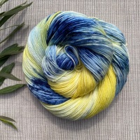 4 ply / Sock Yarn - Starry, Starry Night