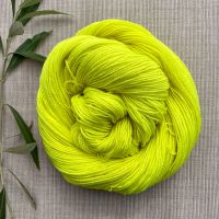 <!--010-->Neon Yellow Yarn | 'Highlighter' (Dyed to Order)