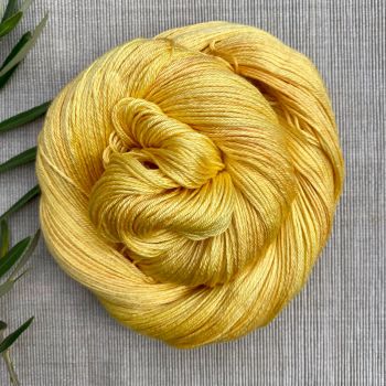 4 ply Silk and Merino Yarn - Shades of Summer Sun (Dyed to Order)