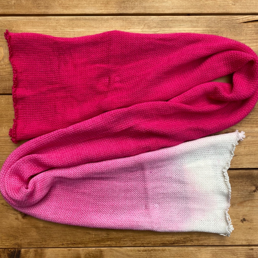 4 ply / Sock Yarn - Gradient Sock Blank Fade - Fuchsia Pink (Dyed to Order)