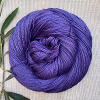 <!--039-->Dark Purple Yarn | 'Purple Velvet' (Dyed to Order)