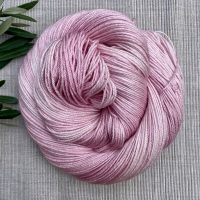 4 ply Silk and Merino Yarn - Blush (Dyed to Order)