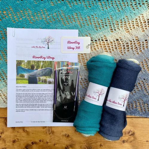 Knitted wrap pattern kit