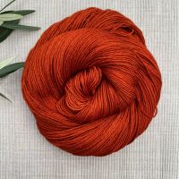 <!---006.5--->Burnt Orange Yarn | 'Red Squirrel' (Dyed to Order)