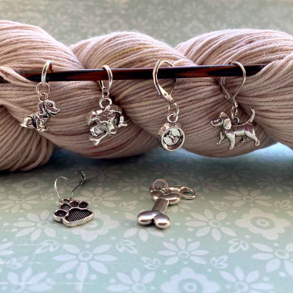 Dog Stitch Markers - Choose your Clasps