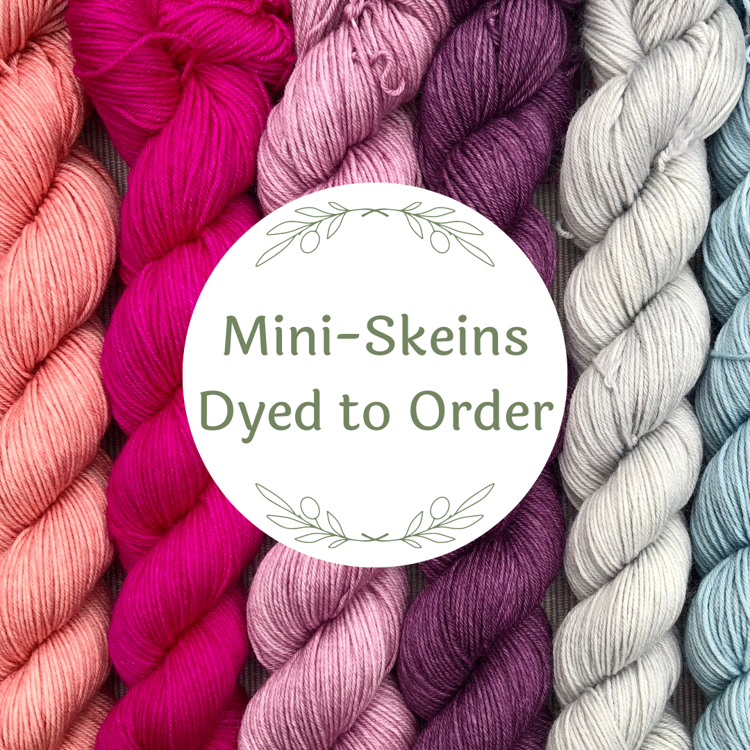 Mini-Skeins - Dyed to Order in a colour of your choice.