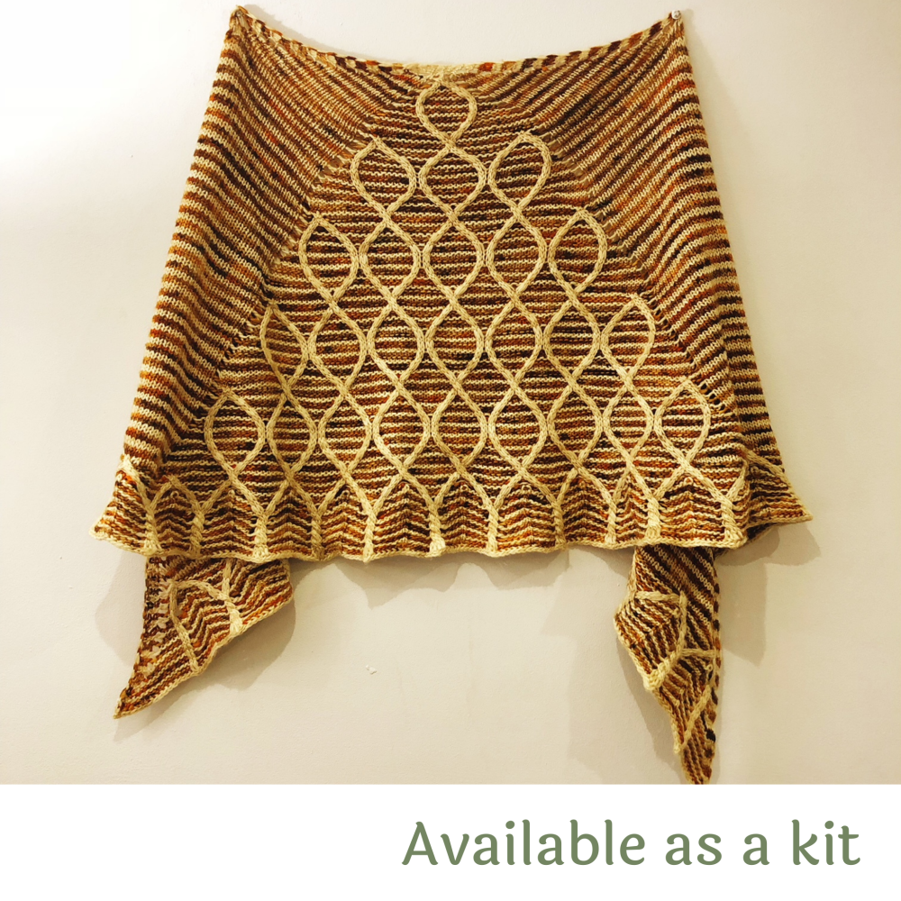 Two Skein Shawl Knitting Pattern - Underneath the Arches Shawl