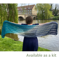 Large Wrap Knitting Pattern - RiverRay